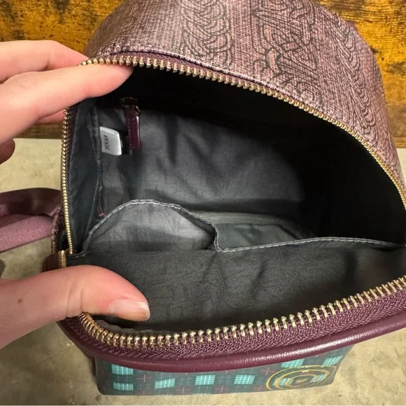 Danielle Nicole Purple and Teal Backpack - Picture 7 of 10